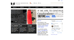 Desktop Screenshot of editingmodernism.ca